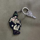 WWII Paratrooper PVC keychain