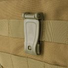 MOLLE webbing clip, coyote