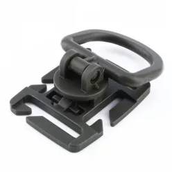 MOLLE klip D-ring univerzálny, zelená