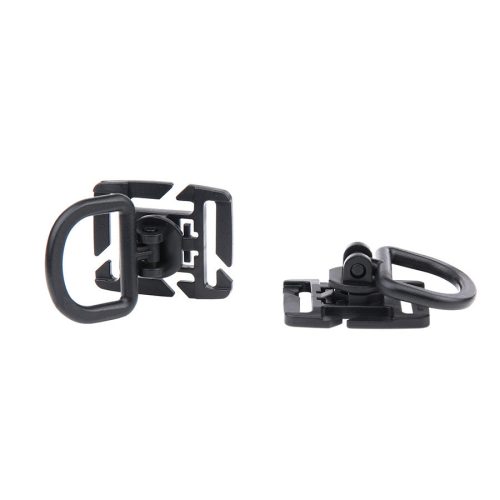 MOLLE clip D-ring univerzálny, čierna