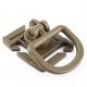 MOLLE klip D-ring univerzálny, coyote