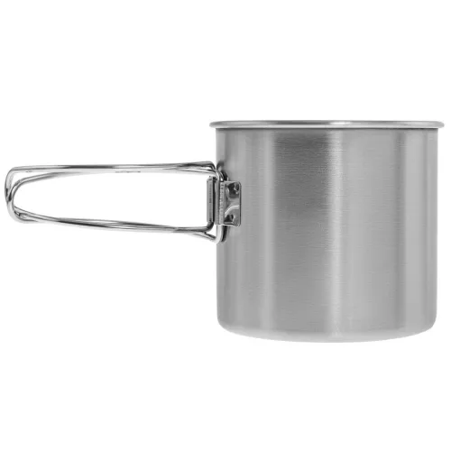 Mil-Tec stainless steel mug (wire handle), 600ml