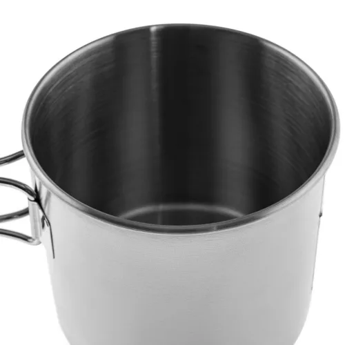 Mil-Tec stainless steel mug (wire handle), 600ml