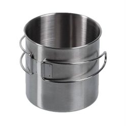 Mil-Tec stainless steel mug (wire handle), 800ml