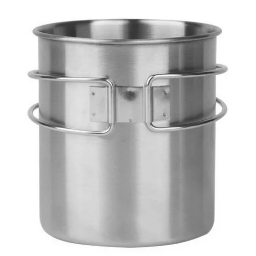 Mil-Tec stainless steel mug (wire handle), 800ml