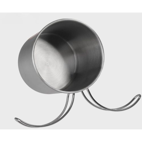 Cana din oțel inoxidabil Mil-Tec (mâner din sârmă), 800ml