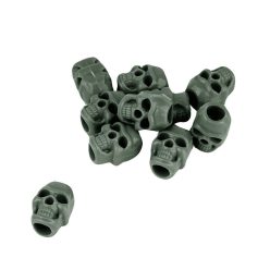 Mil-Tec cord stopper skull, green