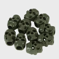 Mil-Tec cord stopper skull, green