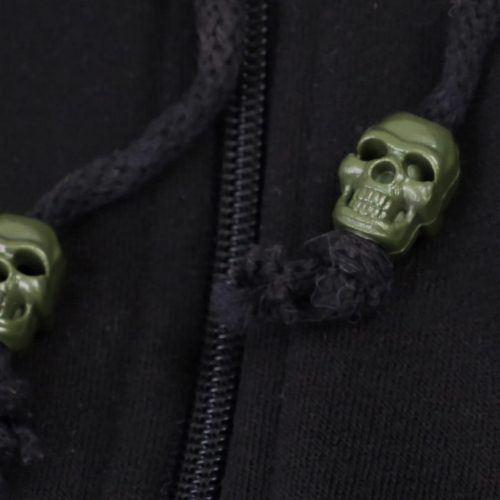 Mil-Tec Skull koncovky na šnúrku, zelená