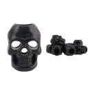 Mil-Tec Skull Accesorii pentru șireturi, negru