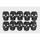Mil-Tec Skull koncovky na šnúrku, čierna
