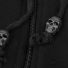 Mil-Tec Skull koncovky na šnúrku, čierna