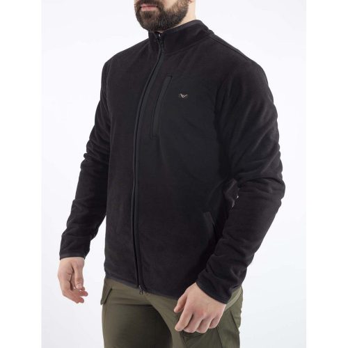 VAV Wear POLTAC03 fleece dzseki - fekete S