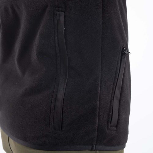 VAV Wear POLTAC03 fleece dzseki - fekete S