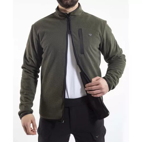 VAV Wear POLTAC03 fleece dzseki - zöld