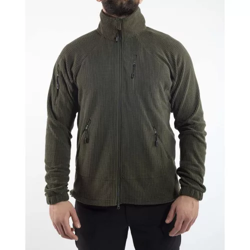 VAV Wear POLTAC04 fleece bunda - zelená