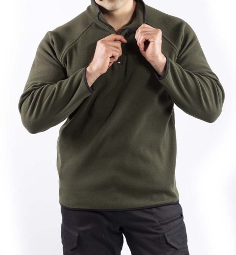 VAV Wear POLSW02 fleece pulover - verde