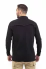 VAV Wear TLAC04 long sleeve polo shirt - black