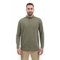 VAV Wear TLAC04 tircou maneca lunga polo - verde M