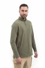 VAV Wear TLAC04 long sleeve polo shirt - green