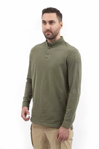 VAV Wear TLAC04 hosszú ujjú piké póló - zöld