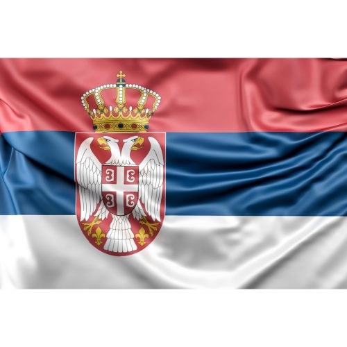 Szerbia zászló