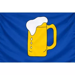 Korsó sör zászló - 90 x 150 cm