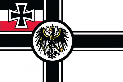Vlajka veľká 90x150cm Bundeswehr námorníctvo