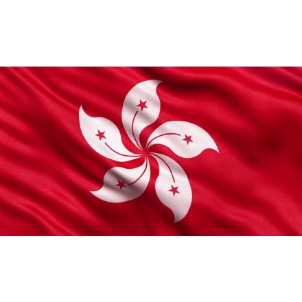 Vlajka veľká 90x150cm Hong Kong