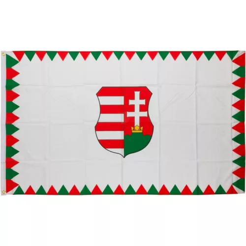 Kossuth mit Wappen Flagge - 90 x 150 cm