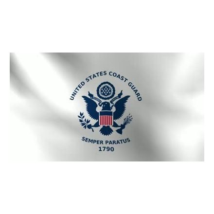 Vlajka veľká 90x150cm US Coast Guard