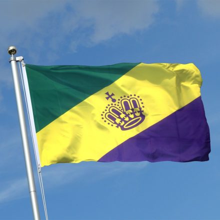 Vlajka veľká 90x150cm Mardi Gras