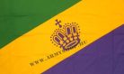 Mardi Gras flag