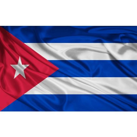 Vlajka veľká 90x150cm Kuba