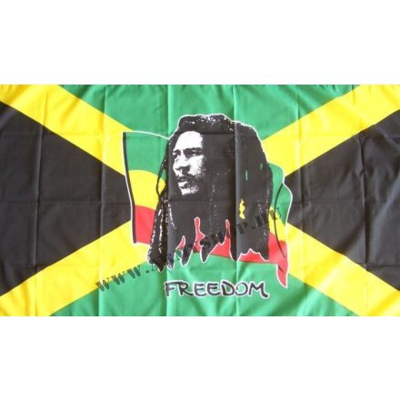 Vlajka veľká 90x150cm Bob Marley Freedom