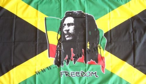 Bob Marley Freedom zászló