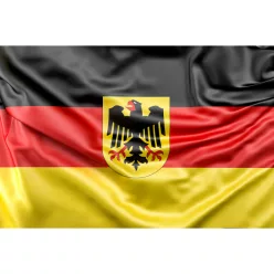 Steag Germania cu creastă - 30 x 45 cm