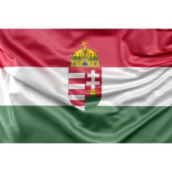 Hungary flag (With Crest) - 30x45cm