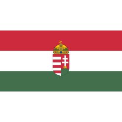 Hungary flag (With Crest)