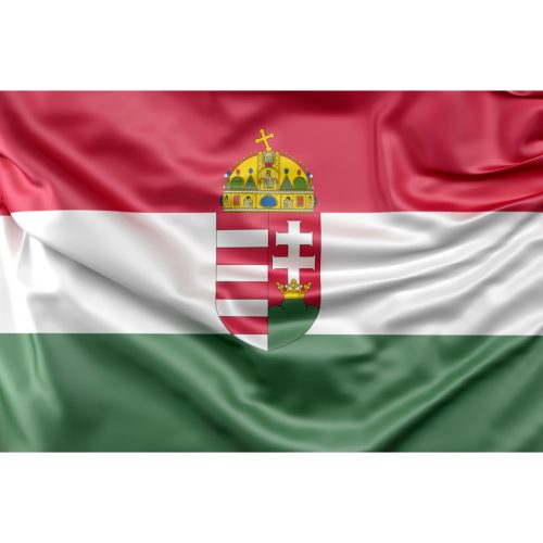 Steag Ungaria cu creastă