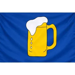 Korsó sör zászló - 30 x 45 cm