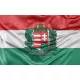 Hungary flag (With Crest & Olive Branch) - 30x45cm