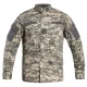 Mil-Tec ripstop ACU field jacket, grey-digit XL