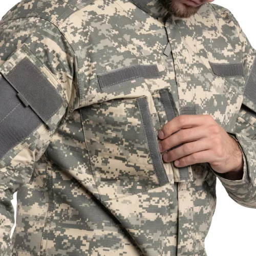 Mil-Tec ripstop ACU field jacket, grey-digit M
