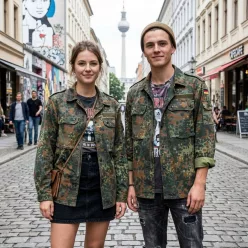 German BW field jacket, flecktarn