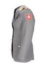 Women's duty jacket grey with patches