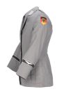 Women's duty jacket grey with patches