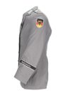 Women's duty jacket grey with patches