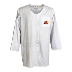   Deutsche Kochjacke für Küchenhilfepersonal für Frauen, Weiss